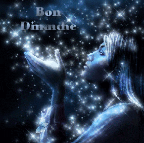 Gif Bon dimanche étoilé